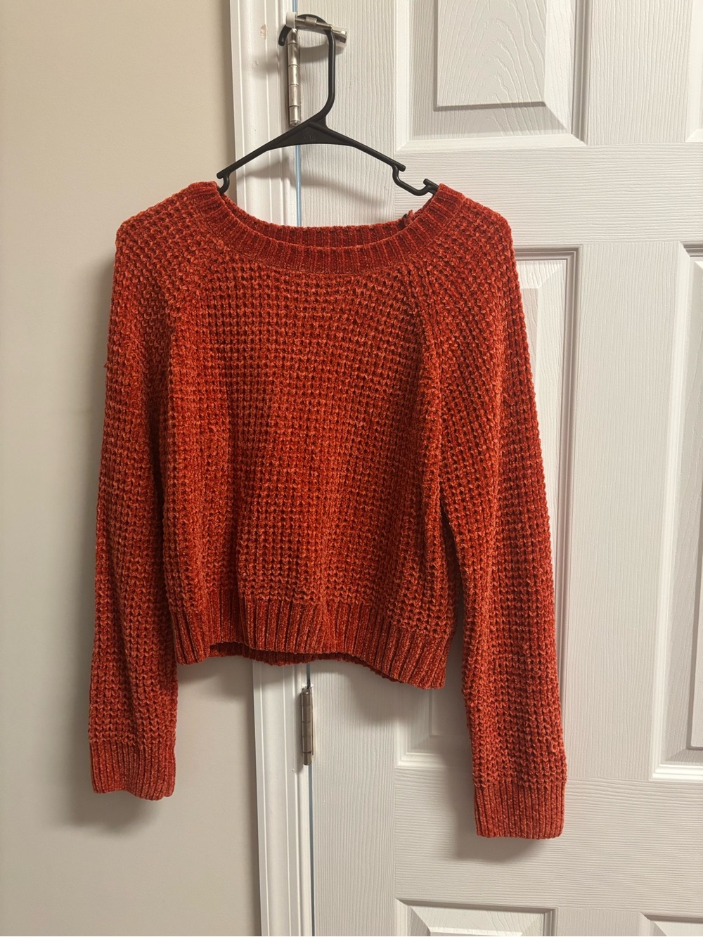 Altar'd State Chunky Scoop-Neck Sweater - Burnt Orange